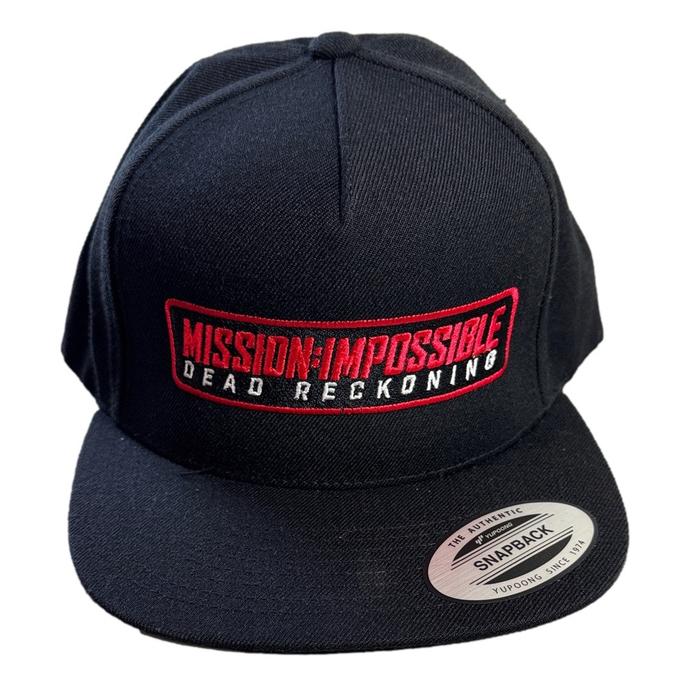 Mission: Impossible Dead Reckoning Black Snapback Hat Cap New